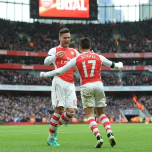 Alexis Sanchez and Olivier Giroud: United in Victory - Arsenal's Second Goal vs Stoke City (2014-15)