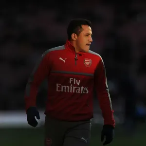 Alexis Sanchez Print - Arsenal 1:0 West Bromwich Albion