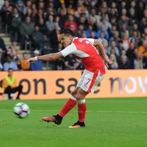 Alexis Sanchez scores his 2nd goal for Arsenal. Hull City 1: 4 Arsenal. Premier League Alexis Sanchez scores his 2nd goal for Arsenal. Hull City 1: 4 Arsenal. Premier League