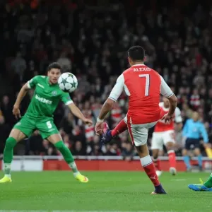 Alexis Sanchez Scores for Arsenal Against Ludogorets Razgrad in 2016-17 UEFA Champions League Alexis Sanchez Scores for Arsenal Against Ludogorets Razgrad in 2016-17 UEFA Champions League