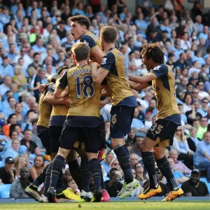 Alexis Sanchez Scores Arsenal's Second Goal: Manchester City vs Arsenal (May 2016) Alexis Sanchez Scores Arsenal's Second Goal: Manchester City vs Arsenal (May 2016)