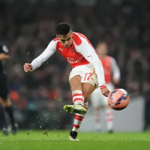 Alexis Sanchez Scores Arsenal's Second Goal vs. Hull City - FA Cup 2014-15