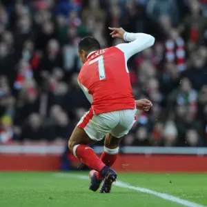 Alexis Sanchez Scores First Goal: Arsenal vs AFC Bournemouth, Premier League 2016/17