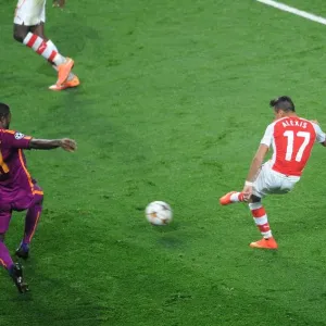 Alexis Sanchez Scores Third Goal Against Aurelien Chedjou in Arsenal's UEFA Champions League Victory Alexis Sanchez Scores Third Goal Against Aurelien Chedjou in Arsenal's UEFA Champions League Victory