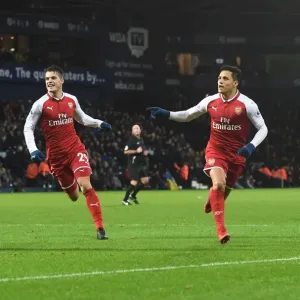 Alexis Sanchez Scores: West Bromwich Albion vs. Arsenal, Premier League 2017-18