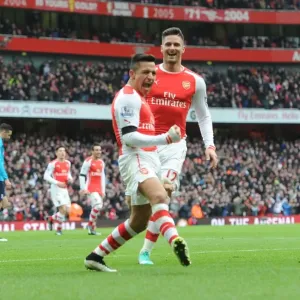 Alexis Sanchez's Brace: Arsenal's Victory Over Stoke City, Premier League 2014-15