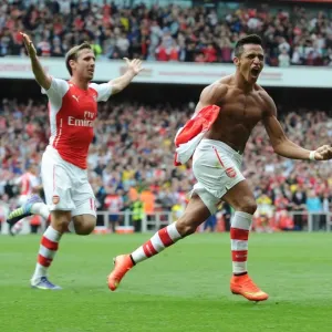 Alexis Sanchez's Double: Arsenal's Victory Moment Against Manchester City (2014-15) Alexis Sanchez's Double: Arsenal's Victory Moment Against Manchester City (2014-15)