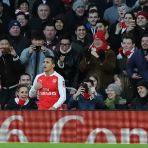 Alexis Sanchez's Emotional FA Cup Triumph over Burnley: The Passionate Moment at Arsenal