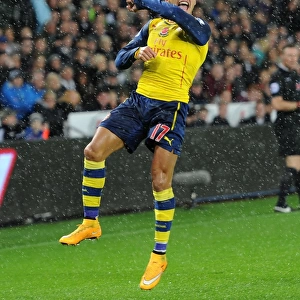 Alexis Sanchez's Epic Goal Celebration: Swansea vs. Arsenal, Premier League 2014-15