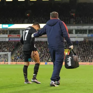 Alexis Sanchez's Premature Exit: A Dramatic Moment from the Norwich City vs. Arsenal Match, 2015-16 - Sanchez Escorted Off Pitch by Colin Lewin Alexis Sanchez's Premature Exit: A Dramatic Moment from the Norwich City vs. Arsenal Match, 2015-16 - Sanchez Escorted Off Pitch by Colin Lewin