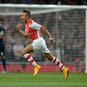 Alexis Sanchez's Thrilling Goal: Arsenal vs. Southampton, League Cup 2014/15