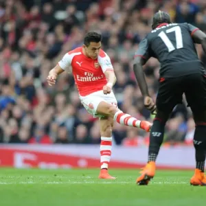 Alexis Sanchez's Thrilling Third Goal: Arsenal vs. Liverpool, Premier League 2014-15
