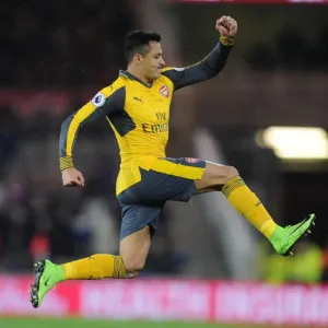 Alexis Sanchez's Thrilling Goal Celebration: Arsenal's Victory Over Middlesbrough in the Premier League 2016-17 Alexis Sanchez's Thrilling Goal Celebration: Arsenal's Victory Over Middlesbrough in the Premier League 2016-17