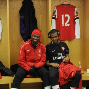 Alfred Mugabo and Zak Ansah (Arsenal). Arsenal U19 1: 0 CSKA Moscow U19. NextGen Series