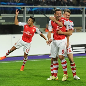 Anderlecht vs Arsenal: Lukas Podolski's Brace Fires Gunners to Victory in Champions League (October 2014)