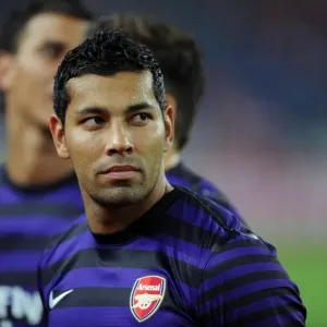Andre Santos in Action: Arsenal vs Malaysia XI (2012)