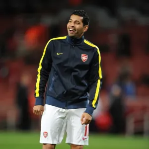Andre Santos (Arsenal). Arsenal 3: 1 Olympiacos. UEFA Champions League. Group B