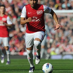 Andre Santos (Arsenal). Arsenal 3: 1 Stoke City. Barclays Premier League