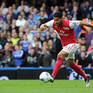 Andre Santos (Arsenal). Chelsea 3: 5 Arsenal. Barclays Premier League. Stamford Bridge, 29 / 10 / 11
