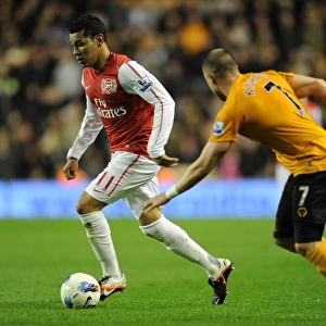 Andre Santos (Arsenal) Michael Knightly (Wolves). Wolverhampton Wanderers 0: 3 Arsenal