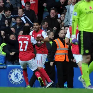 Chelsea v Arsenal 2011-12 Print