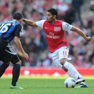 Andre Santos's Strike Secures Arsenal's 3-1 Victory Over Stoke City in the Premier League