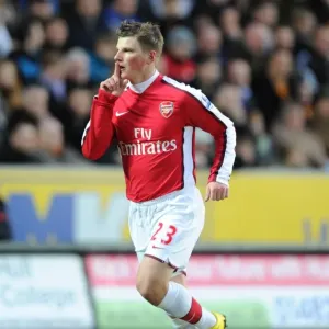Andrey Arsahvin celebrates scoring the 1st Arsenal goal. Hull City 1: 2 Arsenal Andrey Arsahvin celebrates scoring the 1st Arsenal goal. Hull City 1: 2 Arsenal