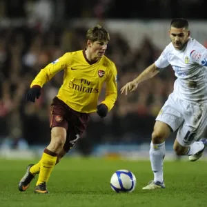 Andrey Arshavin (Arsenal) Bradley Johnson (Leeds). Leeds United 1: 3 Arsenal