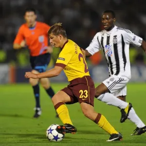 Andrey Arshavin (Arsenal) Medo (Partizan). Partizan Belgrade 1: 3 Arsenal