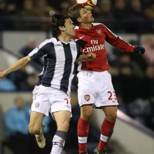 Andrey Arshavin (Arsenal) Robert Koran (West Brom) Andrey Arshavin (Arsenal) Robert Koran (West Brom)