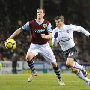 Andrey Arshavin (Arsenal) Steven Caldwell (Burnley). Burnley 1: 1 Arsenal Andrey Arshavin (Arsenal) Steven Caldwell (Burnley). Burnley 1: 1 Arsenal