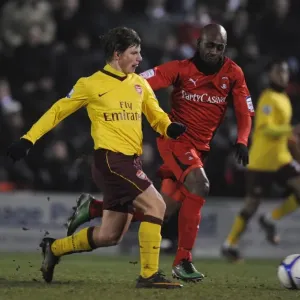 Andrey Arshavin (Arsenal) Terrell Forbes (Orient). Leyton Orient 1: 1 Arsenal Andrey Arshavin (Arsenal) Terrell Forbes (Orient). Leyton Orient 1: 1 Arsenal
