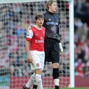Andrey Arshavin (Arsenal) Wayne Hennessey (Wolves). Arsenal 2: 0 Wolverhampton Wanderers