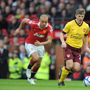 Andrey Arshavin (Arsenal) Wes Brown (Man United). Manchester United 2: 0 Arsenal