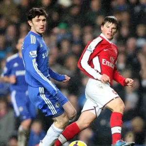Andrey Arshavin (Arsenal) Yury Zhirkov (Chelsea). Chelsea 2: 0 Arsenal. Barclays Premier League