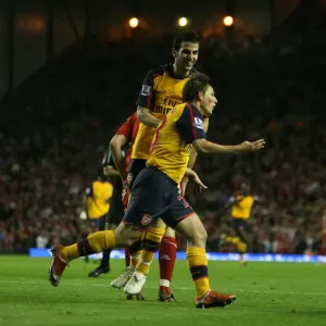 Andrey Arshavin celebrates scoring the 3rd Arsenal Andrey Arshavin celebrates scoring the 3rd Arsenal