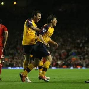 Andrey Arshavin celebrates scoring the 3rd Arsenal Andrey Arshavin celebrates scoring the 3rd Arsenal
