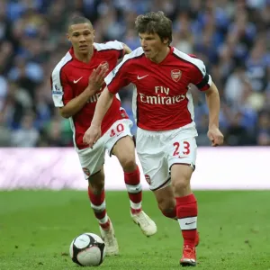 Andrey Arshavin and Kieran Gibbs (Arsenal) Andrey Arshavin and Kieran Gibbs (Arsenal)