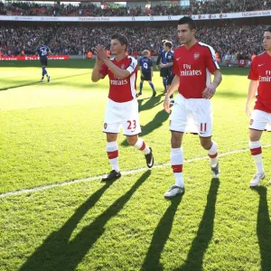 Andrey Arshavin, Robin van Persie & Samir Nasri (Arsenal)