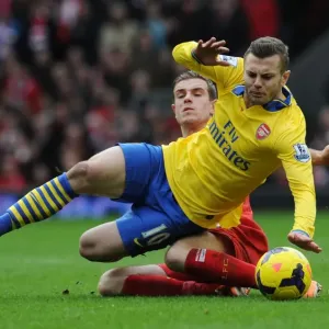 The Anfield Rivalry: Wilshere vs. Henderson, Premier League 2013-14 The Anfield Rivalry: Wilshere vs. Henderson, Premier League 2013-14