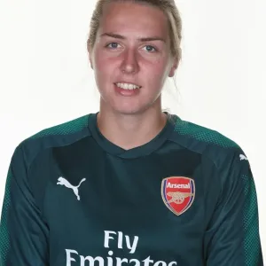 Anna Moorhouse of Arsenal Women at 2017 Photocall