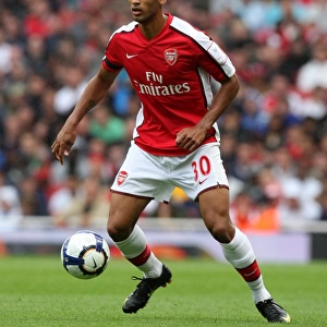 Armand Traore in Action: Arsenal's 2-1 Win Over Atletico Madrid at Emirates Cup, 2009