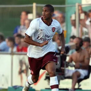 Armand Traore in Action: Arsenal's 3:0 Victory over Genclerbirligi, Austria 2007