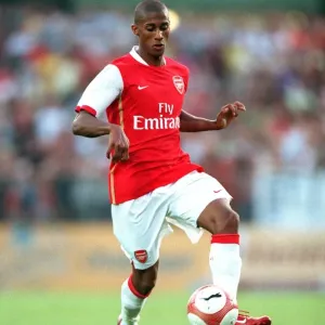 Armand Traore in Action: Arsenal's Win Over SV Mattersburg in Pre-Season Friendly