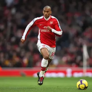 Armand Traore (Arsenal). Arsenal 2: 0 Stoke City. Barclays Premier League