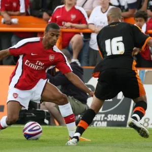 Armand Traoré (Arsenal) Ashely Carew (Barnet)