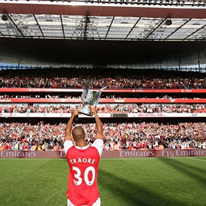 Armand Traore (Arsenal) with the Emirates Trophy