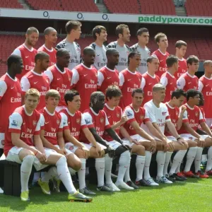 Arsenal 1st Team Squad 2010-11: Photocall and Members Day at Emirates Stadium