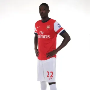 Arsenal 2013-14 Squad: Yaya Sanogo at the Team Photocall Arsenal 2013-14 Squad: Yaya Sanogo at the Team Photocall