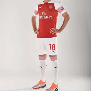 Arsenal 2018/19 First Team: Nacho Monreal at Photo Call